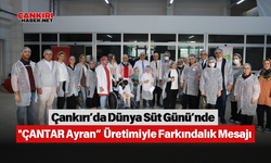 Çankırı’da Dünya Süt Günü’nde "ÇANTAR Ayran” Üretimiyle Farkındalık Mesajı