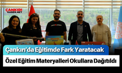 Çankırı'da Eğitimde Fark Yaratacak Özel Eğitim Materyalleri Okullara Dağıtıldı