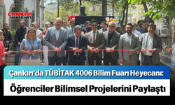 Çankırı'da TÜBİTAK 4006 Bilim Fuarı Heyecanı: Öğrenciler Bilimsel Projelerini Paylaştı