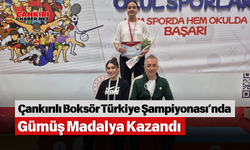 Çankırılı Boksör Türkiye Şampiyonası’nda Gümüş Madalya Kazandı