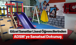 Güzel Sanatlar Lisesi Öğrencilerinden ADSM’ye Sanatsal Dokunuş