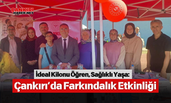 İdeal Kilonu Öğren, Sağlıklı Yaşa: Çankırı’da Farkındalık Etkinliği