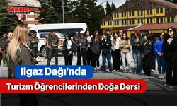 Ilgaz Dağı'nda Turizm Öğrencilerinden Doğa Dersi