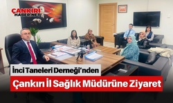 İnci Taneleri Derneği’nden Sağlık Müdürüne Ziyaret