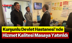 Kurşunlu Devlet Hastanesi’nde Hizmet Kalitesi Masaya Yatırıldı