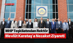 MHP Teşkilatından Rektör Karataş’a Nezaket Ziyareti