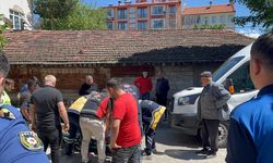 Motosiklet Devrildi, Sürücü Hastaneye Kaldırıldı