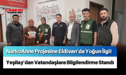 NarkoAnne Projesine Eldivan’da Yoğun İlgi! Yeşilay’dan Vatandaşlara Bilgilendirme Standı