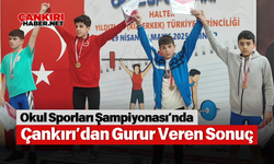 Okul Sporları Şampiyonası’nda Çankırı’dan Gurur Veren Sonuç