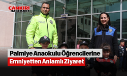 Palmiye Anaokulu Öğrencilerine Emniyetten Anlamlı Ziyaret