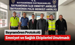 Bayramören Protokolü Emniyet ve Sağlık Ekiplerini Unutmadı