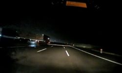 Bolu’da TEM’de ölüm tehlikesi: Tır acil dönüş noktasını kullandı!