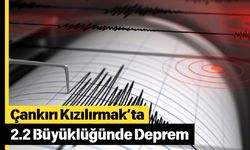 Çankırı Kızılırmak’ta 2.2 Büyüklüğünde Deprem