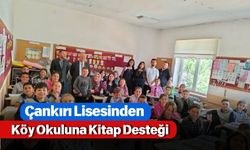 Çankırı Lisesinden Köy Okuluna Kitap Desteği