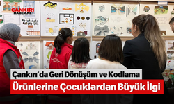 Çankırı’da Geri Dönüşüm ve Kodlama Ürünlerine Çocuklardan Büyük İlgi