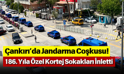 Çankırı’da Jandarma Coşkusu! 186. Yıla Özel Kortej Sokakları İnletti