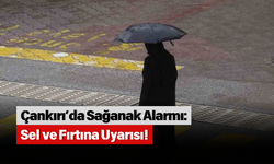 Çankırı’da Sağanak Alarmı: Sel ve Fırtına Uyarısı!