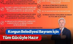 Korgun Belediyesi Bayram İçin Tüm Gücüyle Hazır