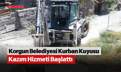 Korgun Belediyesi Kurban Kuyusu Kazım Hizmeti Başlattı