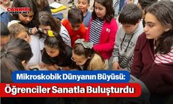 Mikroskobik Dünyanın Büyüsü: Öğrenciler Sanatla Buluşturdu