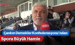 Çankırı Dernekler Konfederasyonu’ndan Spora Büyük Hamle