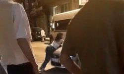 Seyir halindeki aracın önüne atladı, sürücüyü korkuttu!
