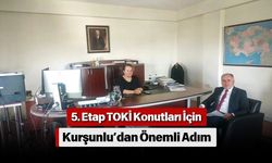 5. Etap TOKİ Konutları İçin Kurşunlu’dan Önemli Adım