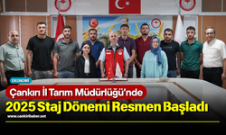 Çankırı İl Tarım Müdürlüğü’nde 2025 Staj Dönemi Resmen Başladı