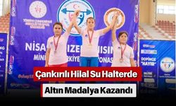 Çankırılı Hilal Su Halterde Altın Madalya Kazandı