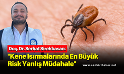 Doç. Dr. Serhat Sirekbasan: "Kene Isırmalarında En Büyük Risk Yanlış Müdahale"
