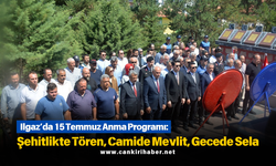 Ilgaz’da 15 Temmuz Anma Programı: Şehitlikte Tören, Camide Mevlit, Gecede Sela