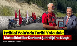 İstiklal Yolu'nda Tarihi Yolculuk: Motosikletliler Derbent Şehitliği’ne Ulaştı!