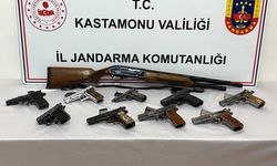 Jandarmadan Silah Kaçakçılığına Geçit Yok: 9 Tabanca, 1 Tüfek Yakalandı