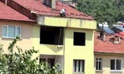 Karabük Yenice’de Güvenliksiz Çatı Çalışması Yürekleri Ağza Getirdi