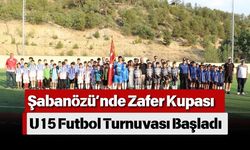 Şabanözü’nde Zafer Kupası U15 Futbol Turnuvası Başladı