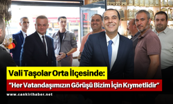 Vali Taşolar Orta İlçesinde: “Her Vatandaşımızın Görüşü Bizim İçin Kıymetlidir”