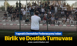 Yapraklı Dernekler Federasyonu’ndan Birlik ve Dostluk Turnuvası