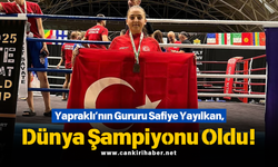Yapraklı’nın Gururu Safiye Yayılkan, Dünya Şampiyonu Oldu!