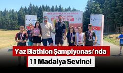 Yaz Biathlon Şampiyonası’nda 11 Madalya Sevinci