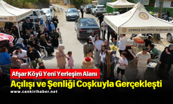 Afşar Köyü Yeni Yerleşim Alanı Açılışı ve Şenliği Coşkuyla Gerçekleşti