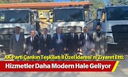 AK Parti Çankırı Teşkilatı İl Özel İdaresi’ni Ziyaret Etti: Hizmetler Daha Modern Hale Geliyor