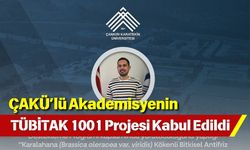 ÇAKÜ’lü Akademisyenin TÜBİTAK 1001 Projesi Kabul Edildi