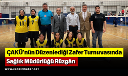 ÇAKÜ’nün Düzenlediği Zafer Turnuvasında Sağlık Müdürlüğü Rüzgârı