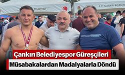 Çankırı Belediyespor Güreşçileri Müsabakalardan Madalyalarla Döndü
