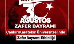 Çankırı Karatekin Üniversitesi’nde Zafer Bayramı Etkinliği