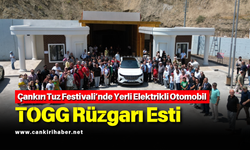 Çankırı Tuz Festivali’nde Yerli Elektrikli Otomobil TOGG Rüzgarı Esti