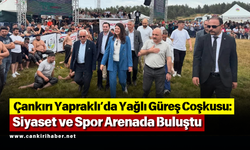 Çankırı Yapraklı’da Yağlı Güreş Coşkusu: Siyaset ve Spor Arenada Buluştu