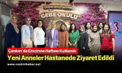 Çankırı’da Emzirme Haftası Kutlandı: Yeni Anneler Hastanede Ziyaret Edildi
