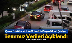 Çankırı’da Otomobil ve Motosiklet Sayısı Dikkat Çekiyor: Temmuz Verileri Açıklandı
