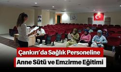 Çankırı’da Sağlık Personeline Anne Sütü ve Emzirme Eğitimi